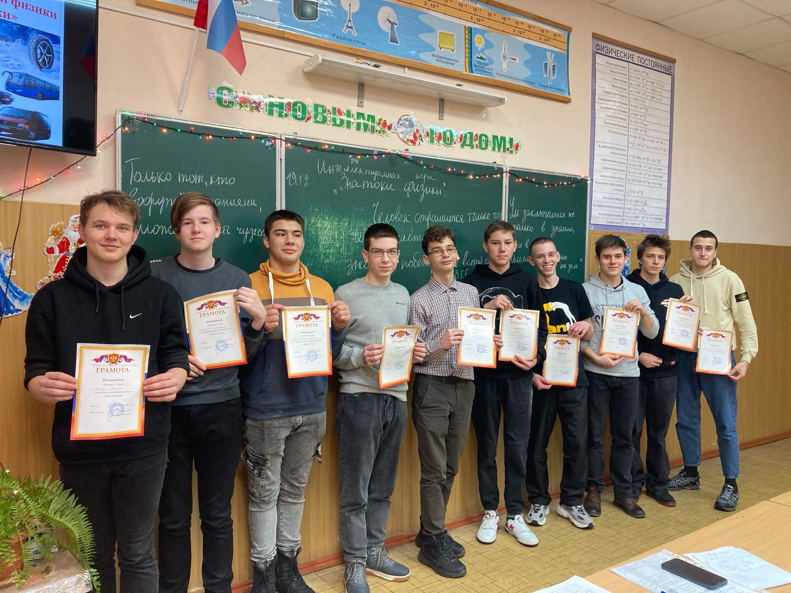 Интеллектуальная игра по физике