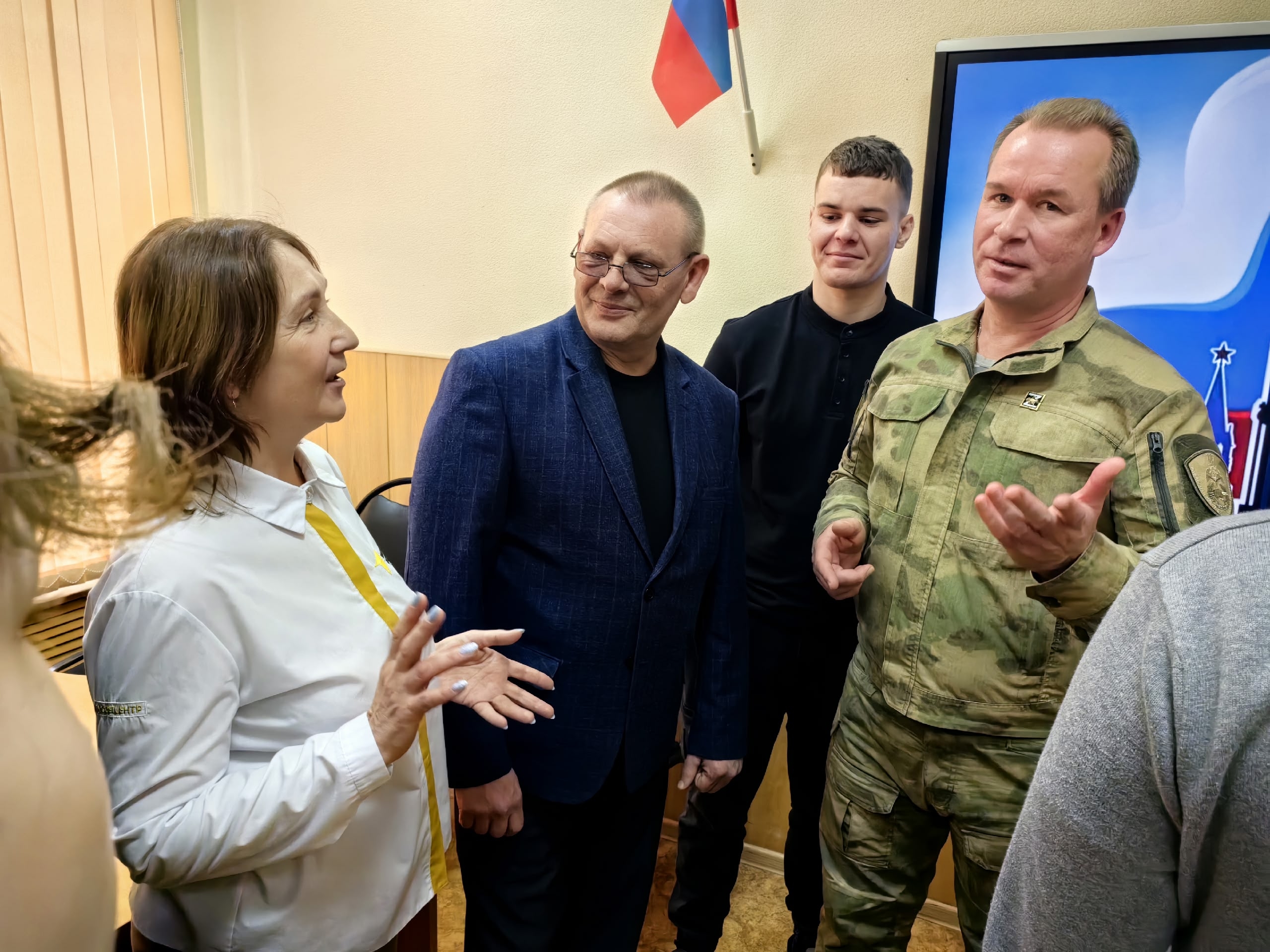 Встреча студентов с участником СВО